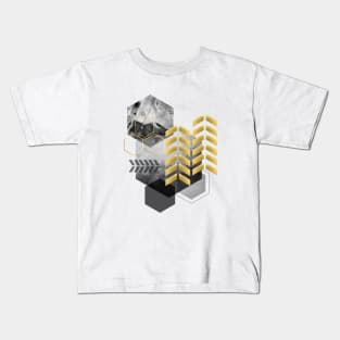 Hexagon Art Kids T-Shirt